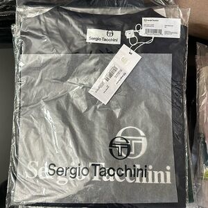Black men or women oversize t shirt original Italian brand Sergio Tacchini